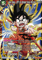 DBSCG-DB3-002 SR Son Goku, Off to Defeat King Piccolo