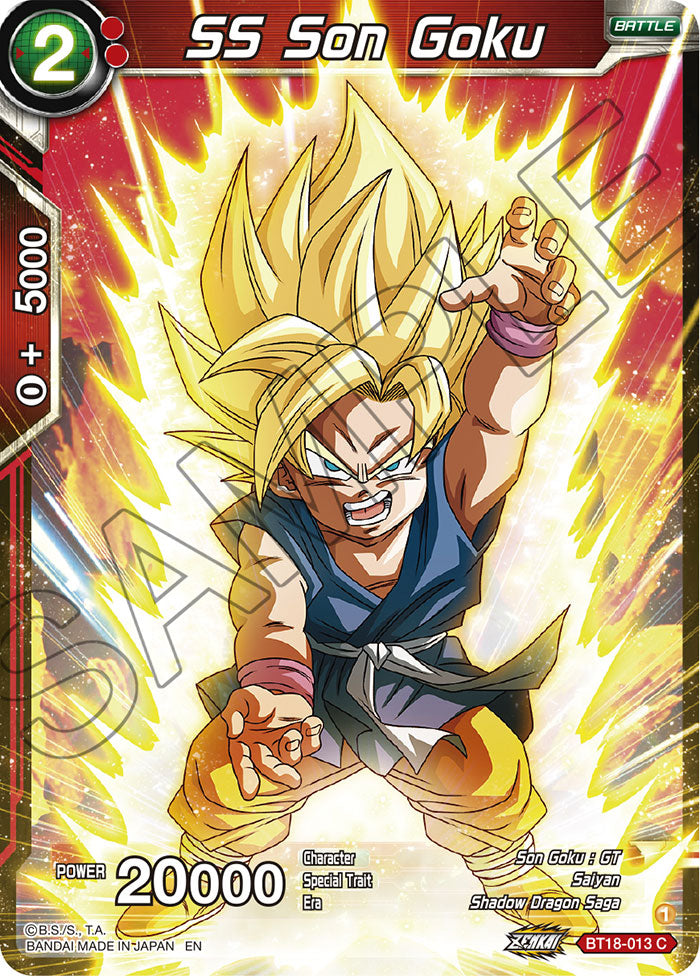 DBSCG-BT18-013 C SS Son Goku