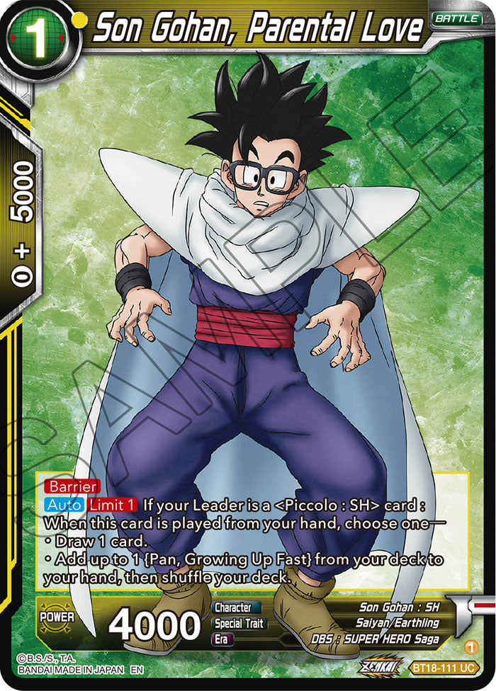 DBSCG-BT18-111 UC Son Gohan, Parental Love
