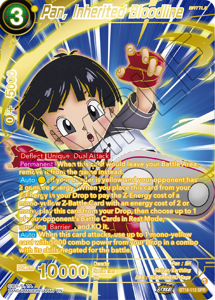 DBSCG-BT18-113 SPR Pan, Inherited Bloodline