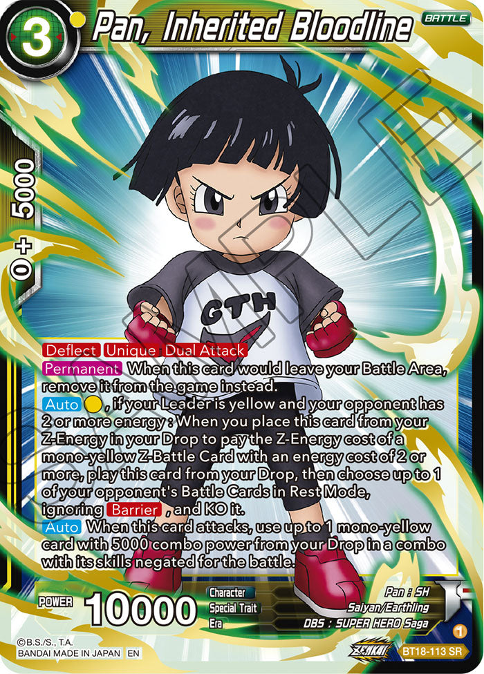 DBSCG-BT18-113 SR Pan, Inherited Bloodline