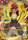 DBSCG-BT18-143 SR SS4 Gogeta, Indomitable Might