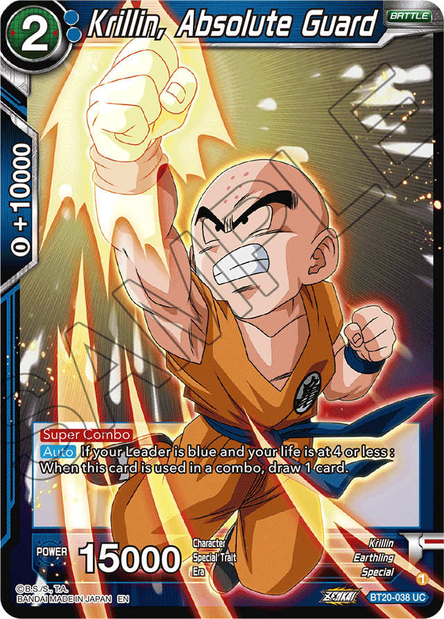 DBSCG-BT20-038 UC Krillin, Absolute Guard