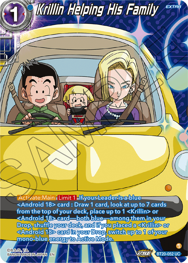 DBSCG-BT20C-052 UC Krillin Helping His Family