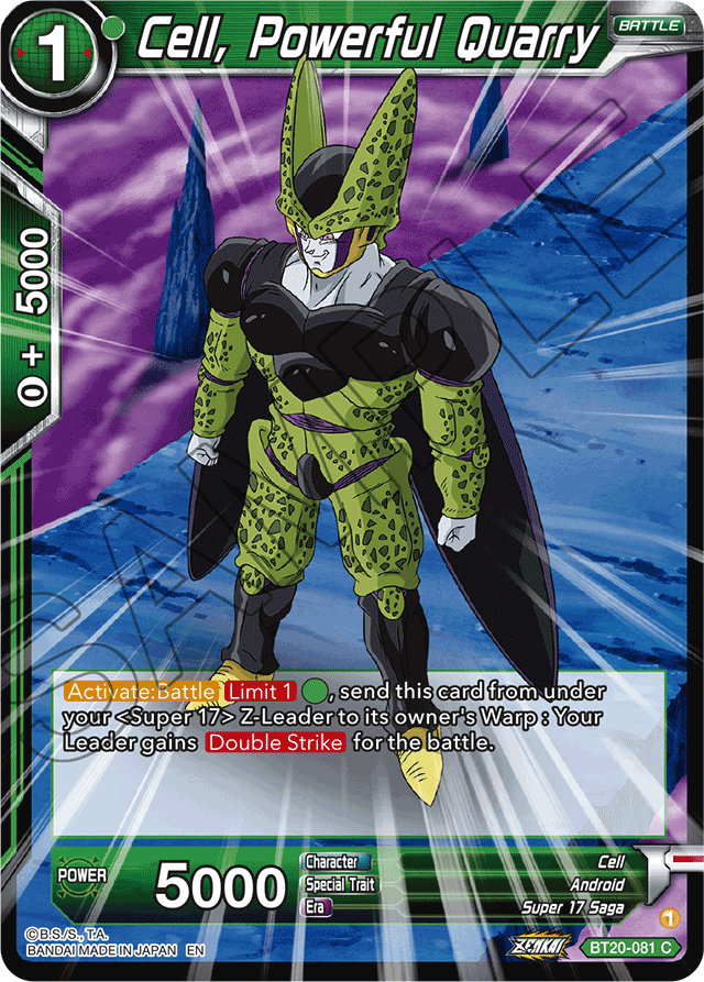 DBSCG-BT20-081 C Cell, Powerful Quarry