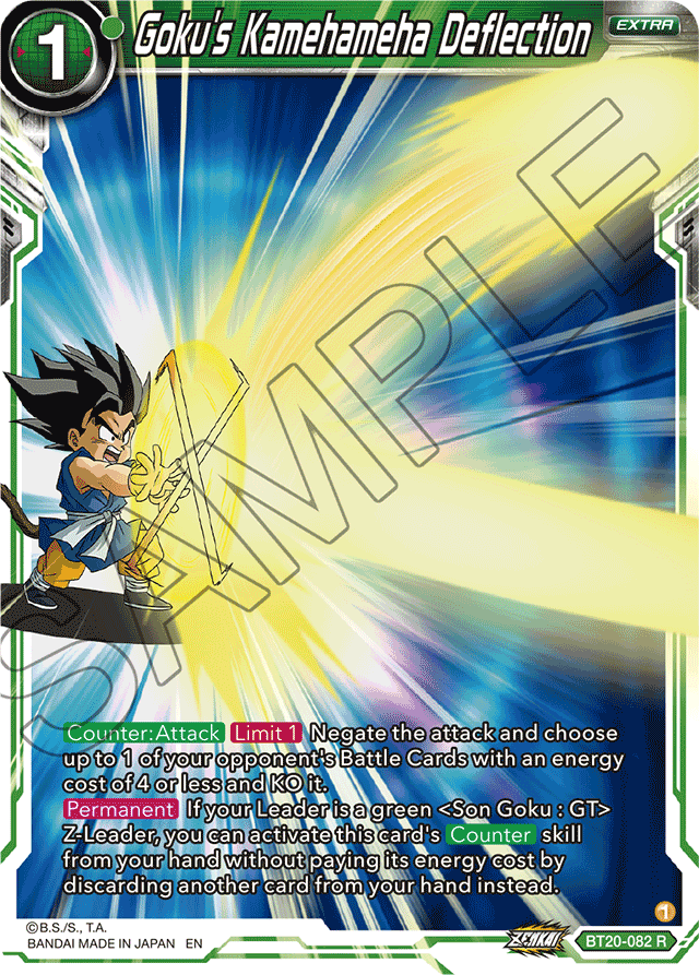 DBSCG-BT20-082 R Goku's Kamehameha Deflection