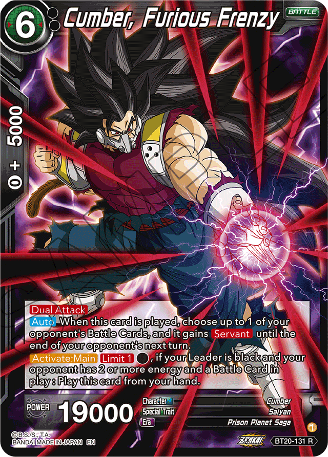 DBSCG-BT20-131 R Cumber, Furious Frenzy