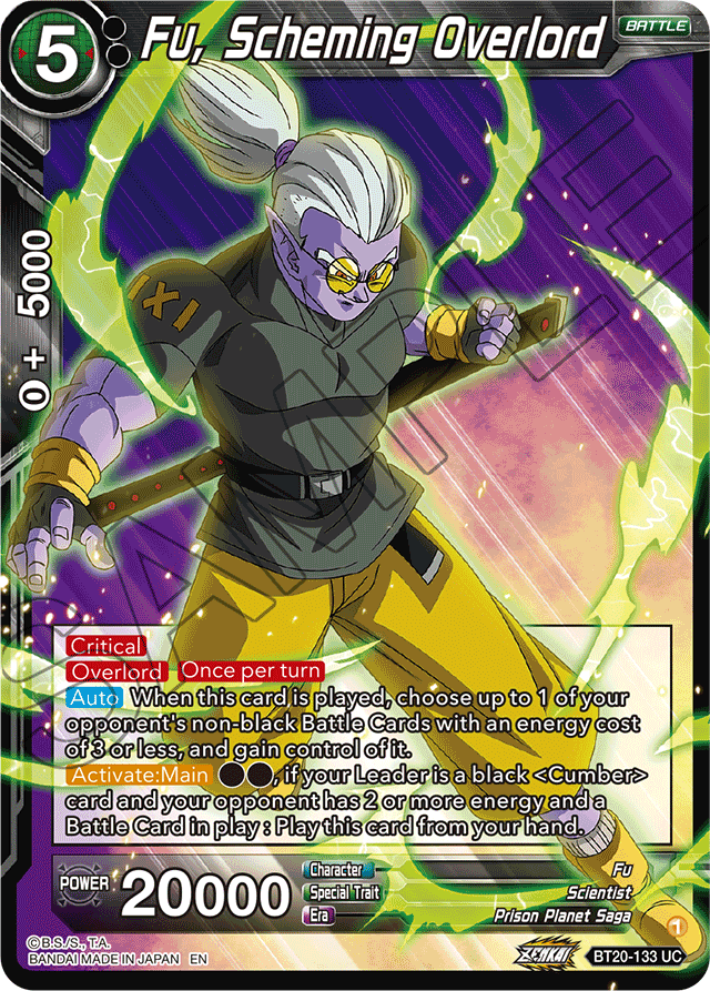 DBSCG-BT20-133 UC Fu, Scheming Overlord