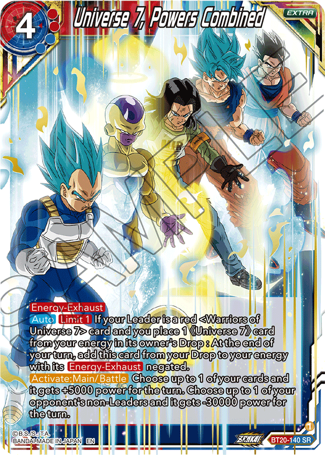 DBSCG-BT20-140 SR Universe 7, Powers Combined