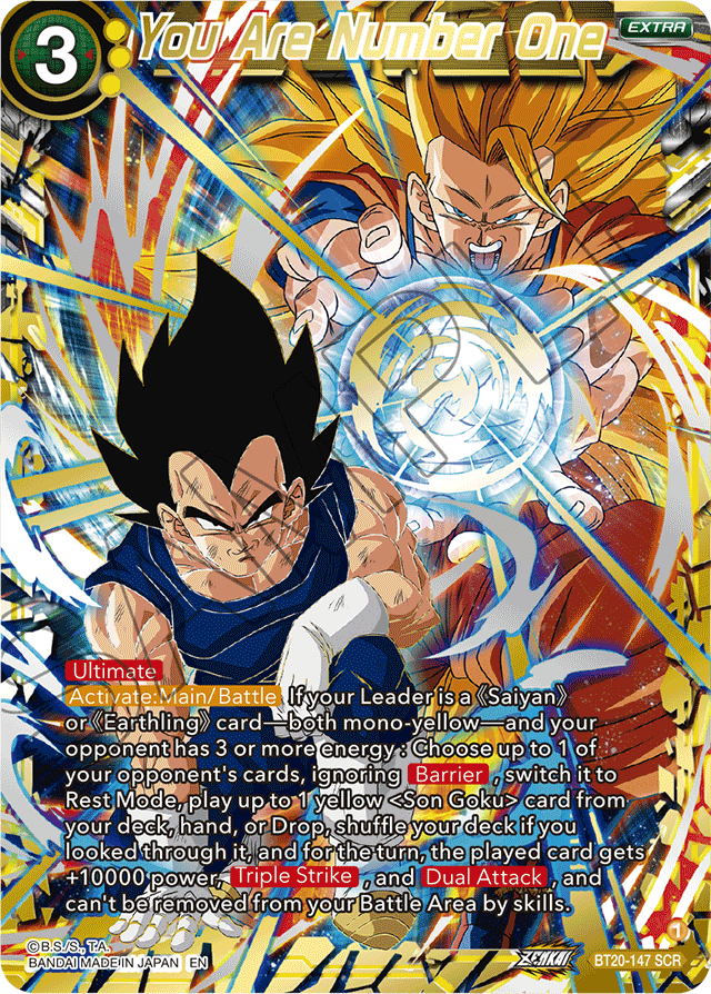 DBSCG-BT20C-147 SCR You Are Number One