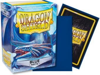 Dragon Shield - Blue 'Dennaesor' Matte Card Sleeves