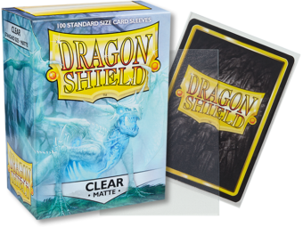 Dragon Shield - Clear 'Angrozh' Matte Card Sleeves