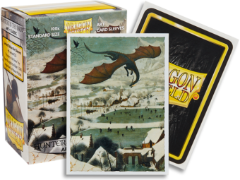 Dragon Shield - 'Hunters in the Snow' Classic Art Card Sleeves | Game Academia Singapore Dragon Shield - 'Hunters in the Snow' Classic Art Card Sleeves | Game Academia Singapore