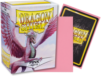 Dragon Shield - Pink 'Christa' Matte Card Sleeves