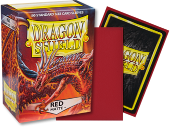 Dragon Shield - Red 'Moltanis' Matte Card Sleeves