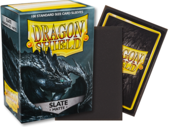 Dragon Shield - Slate 'Escotarox' Matte Card Sleeves