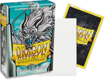 Dragon Shield - White ‘Fulgor’ Classic Mini Card Sleeves