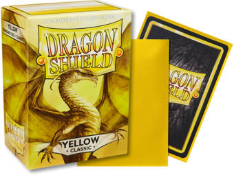 Dragon Shield - Yellow ‘Corona’ Classic Card Sleeves