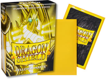 Dragon Shield - Yellow ‘SheSha’ Matte Mini Card Sleeves