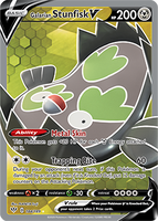 PTCG-SS03 184/189 HR Galarian Stunfisk V