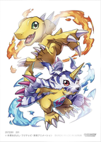 Digimon Card Game - Agumon & Gabumon Card Sleeves