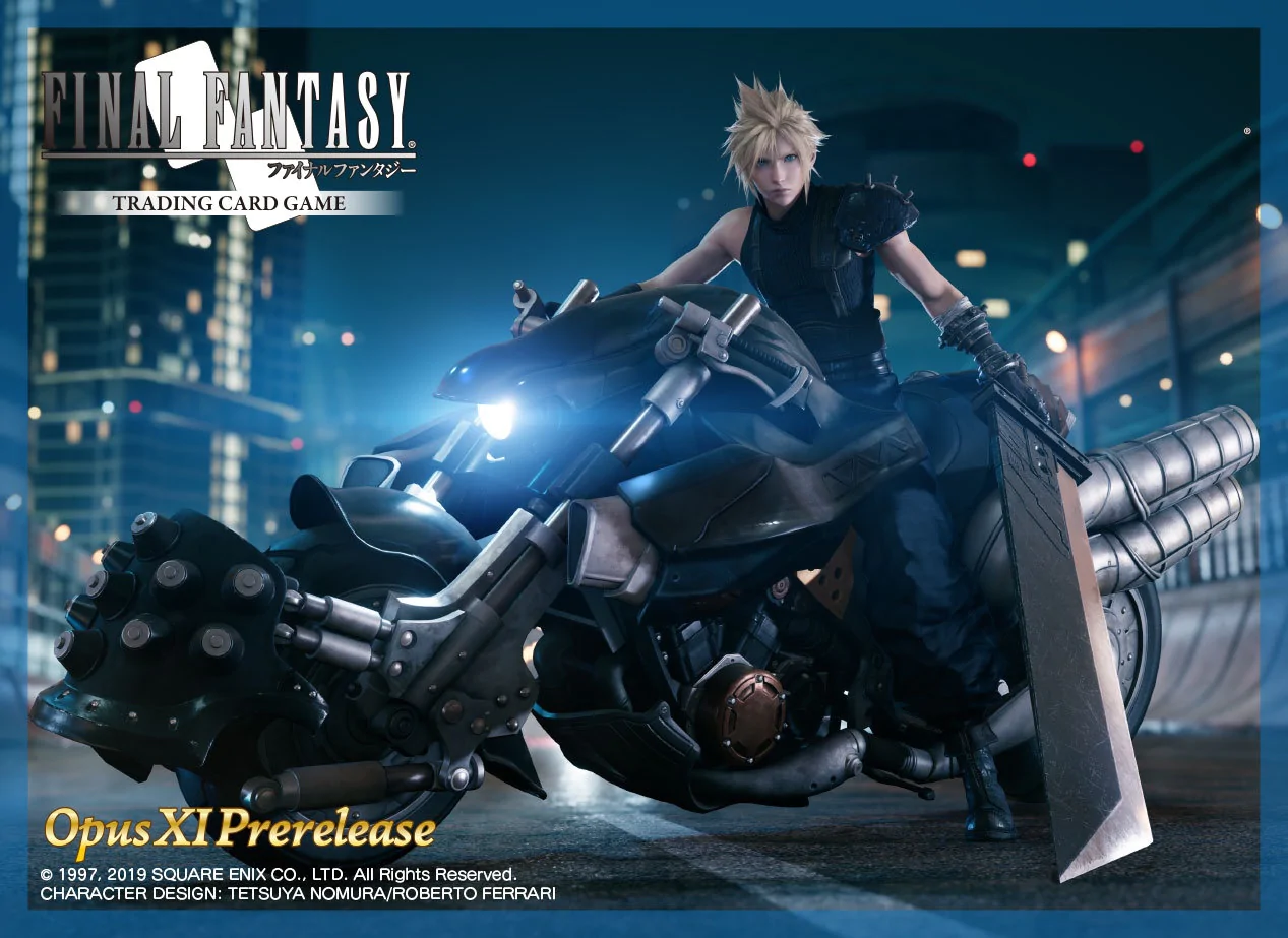 Final Fantasy TCG - Cloud Strife Card Sleeve (Opus XI Pre-Release Excl | Game Academia Singapore Final Fantasy TCG - Cloud Strife Card Sleeve (Opus XI Pre-Release Excl | Game Academia Singapore