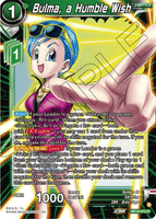 DBSCG-BT19-072 R Bulma, a Humble Wish