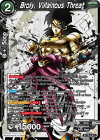 DBSCG-BT19-139 C Broly, Villainous Threat