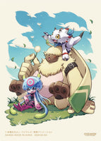 Digimon Card Game - Gammamon, Jellymon & Angoramon Card Sleeves