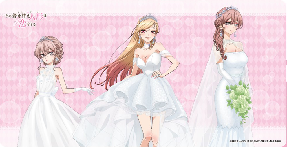 My Dress-Up Darling - Marin Kitagawa, Sajuna Inui & Shinju Inui Rubber Play Mat