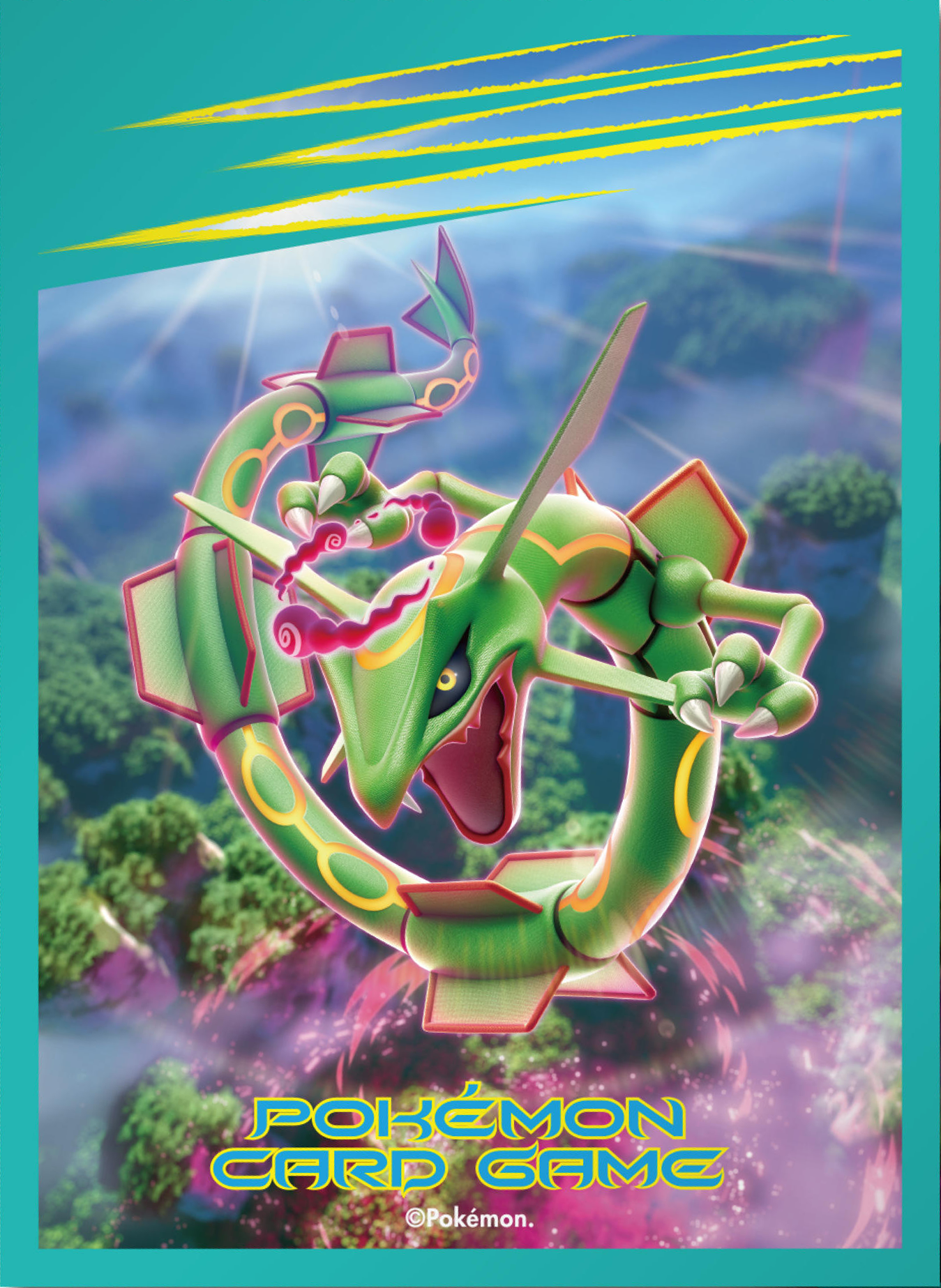 Pokmon TCG - Gigantamax Rayquaza Card Sleeves Pokmon TCG - Gigantamax Rayquaza Card Sleeves