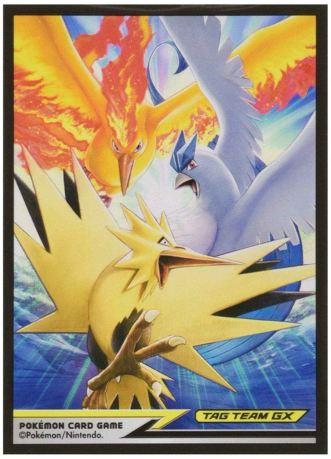pokemon zapdos moltres articuno card Pokémon TCG - Moltres, Articuno & Zapdos Card Sleeves