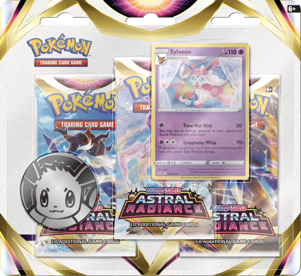 Pokémon TCG: Sword & Shield - Astral Radiance 3-Blister Set (Sylveon)