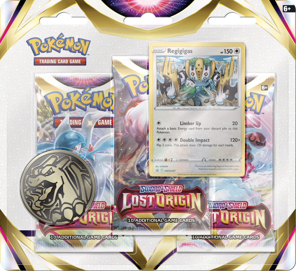 Pokémon TCG: Sword & Shield - Lost Origin 3-Blister Set (Regigigas)