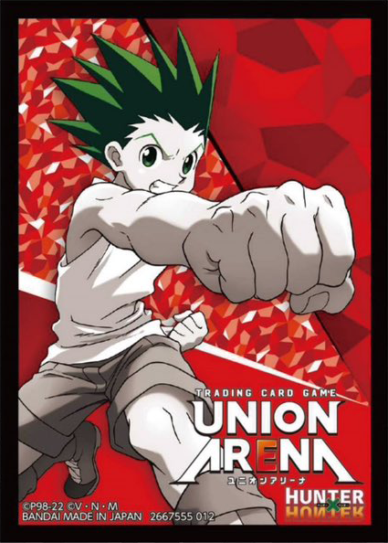 hunter x hunter card sleeves Union Arena TCG